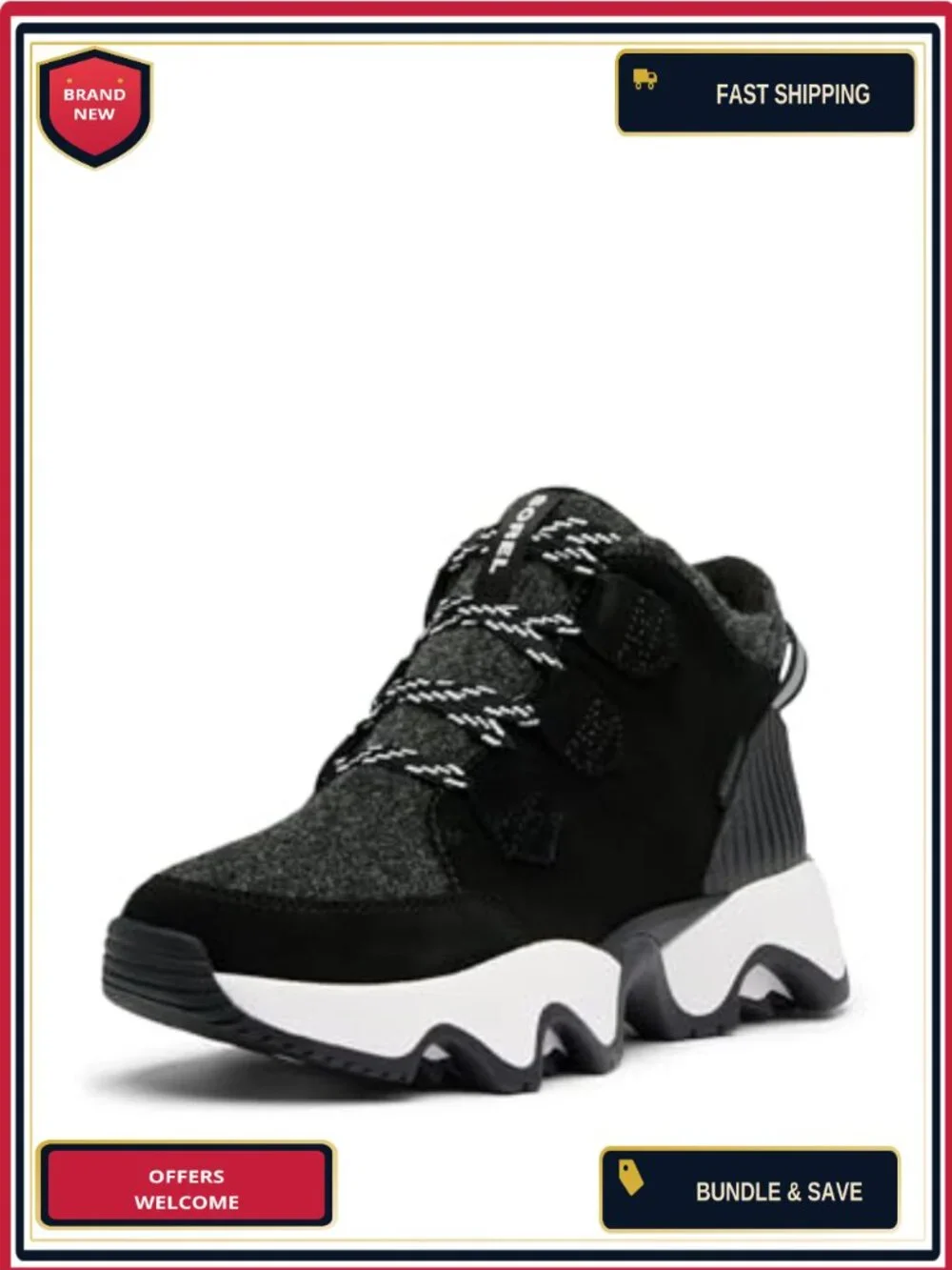 Waterproof Suede Snow Boots 100g Insulation Calf High Lace Up Fleece Lining